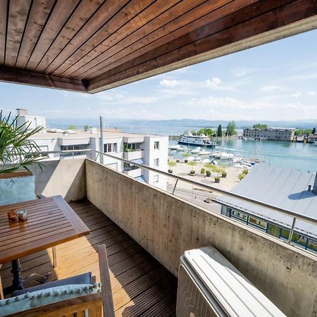 Traumwohnung Direkt Am Hafen Romanshorn Bagian luar foto