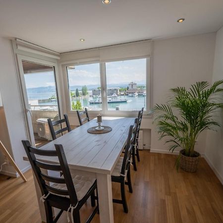 Traumwohnung Direkt Am Hafen Romanshorn Bagian luar foto