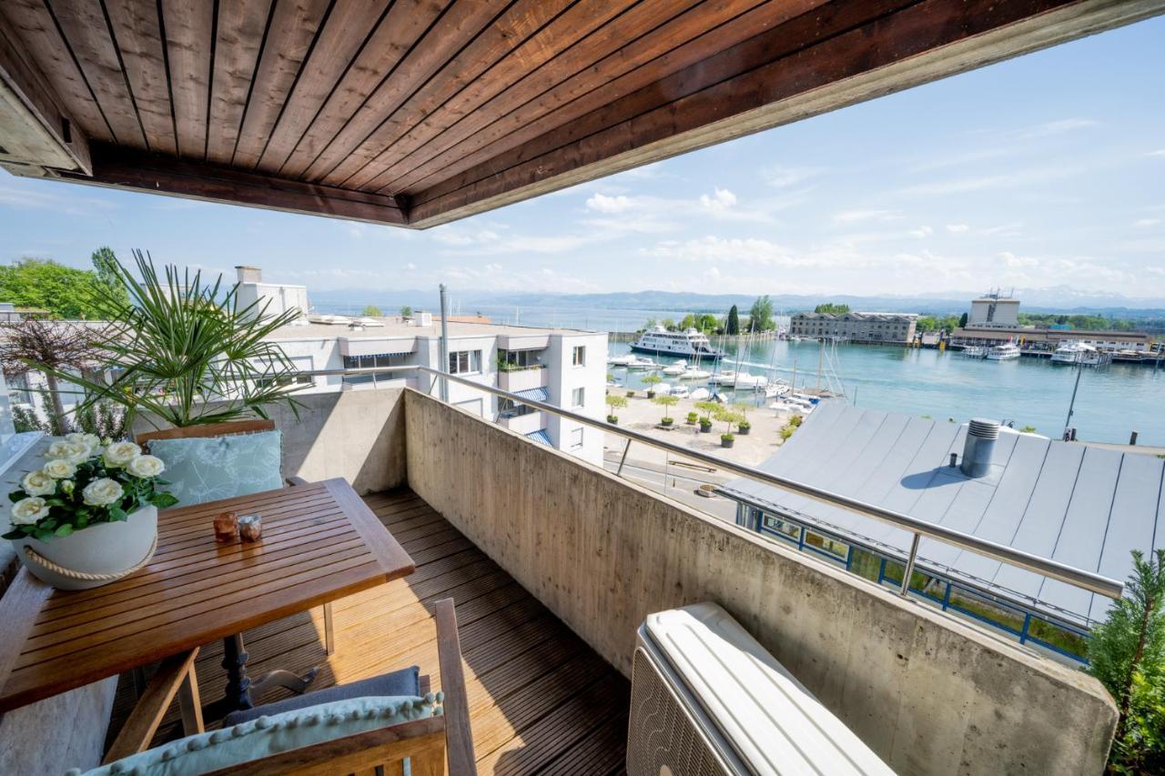Traumwohnung Direkt Am Hafen Romanshorn Bagian luar foto