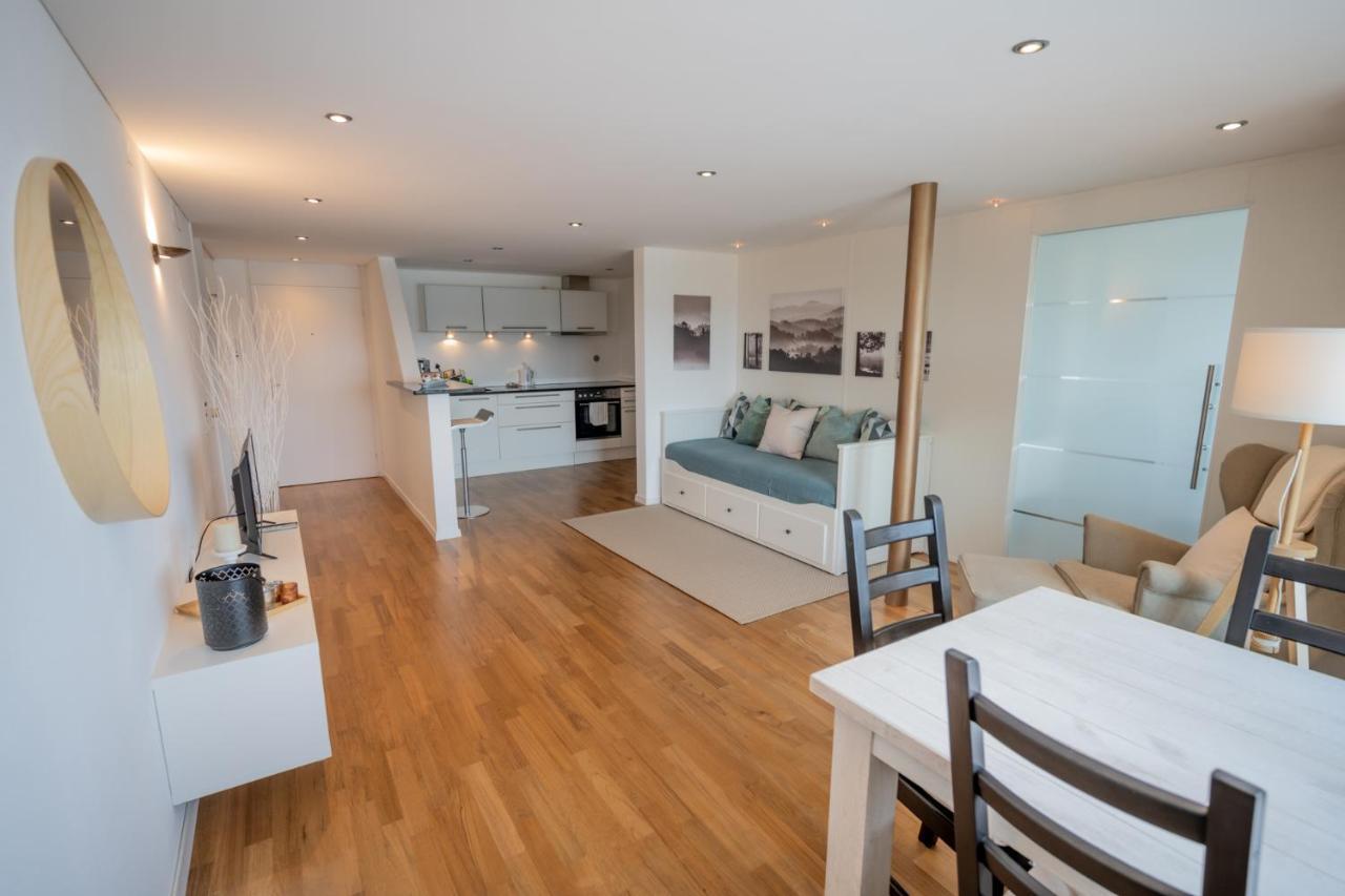 Traumwohnung Direkt Am Hafen Romanshorn Bagian luar foto
